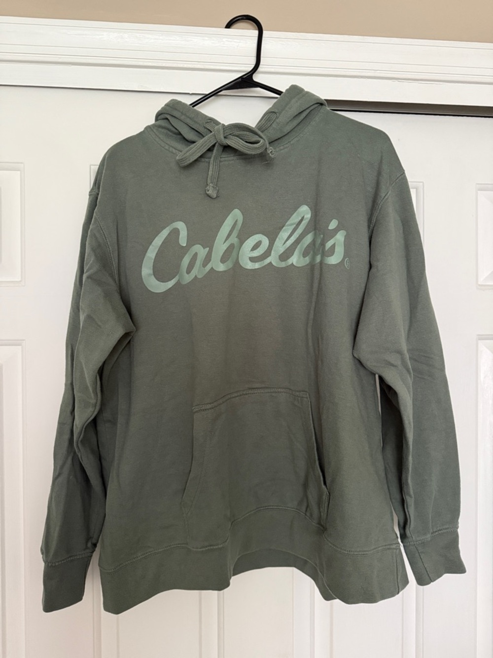 Cabela's Sage Green Logo Hoodie